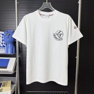 Moncler Logo White Short Sleeve Tee
